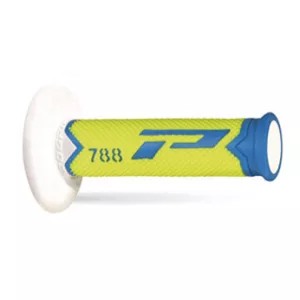 PROGRIP PG788 OFF ROAD MARKOLAT (22+25MM, HOSSZ: 115MM) VILÁGOSKÉK/FLUO SÁRGA/FEHÉR SZÍN (HÁROMKOMPONENSŰ) (788-278)