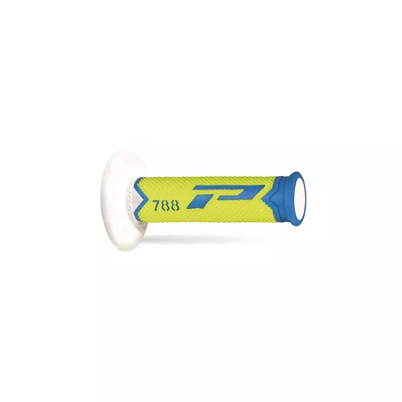 PROGRIP PG788 OFF ROAD MARKOLAT (22+25MM, HOSSZ: 115MM) VILÁGOSKÉK/FLUO SÁRGA/FEHÉR SZÍN (HÁROMKOMPONENSŰ) (788-278)