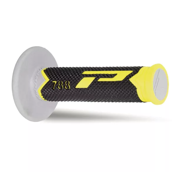 PROGRIP PG788 OFF ROAD MARKOLAT (22+25MM, HOSSZ: 115MM) SÁRGA/SZÜRKE/FEKETE SZÍN (HÁROMKOMPONENSŰ) (788-221) (PG788/3)