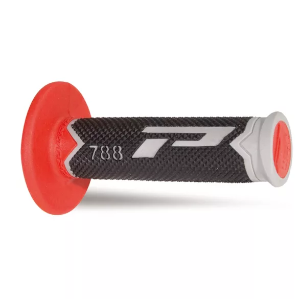 PROGRIP PG788 OFF ROAD MARKOLAT (22+25MM, HOSSZ: 115MM) SZÜRKE/PIROS/FEKETE SZÍN (HÁROMKOMPONENSŰ) (PG788/6) (788-209)