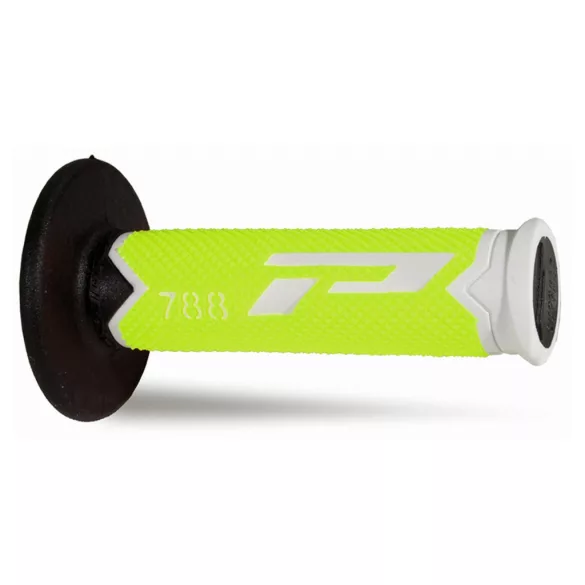 PROGRIP PG788 OFF ROAD MARKOLAT (22+25MM, HOSSZ: 115MM) FEHÉR/FLUO SÁRGA/FEKETE SZÍN (HÁROMKOMPONENSŰ) (788-303)