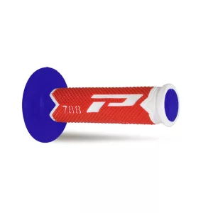 PROGRIP PG788 OFF ROAD MARKOLAT (22+25MM, HOSSZ: 115MM) FEHÉR/PIROS/KÉK SZÍN (HÁROMKOMPONENSŰ) (788-226) (PG788/21)