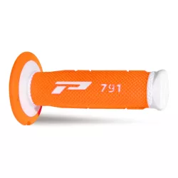   PROGRIP PG791 OFF ROAD MARKOLAT (22+25MM, HOSSZ: 115MM) FEHÉR / FLUO NARANCSSÁRGA SZÍN (KÉTKOMPONENSŰ) (791-242) (PG791WH/ORF)