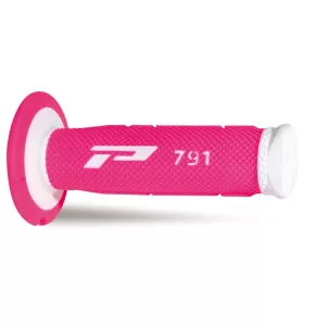 PROGRIP PG791 OFF ROAD MARKOLAT (22+25MM, HOSSZ: 115MM) FEHÉR / FLUO FUKSZIA SZÍN (KÉTKOMPONENSŰ) (791-243) (PG791WH/FX)