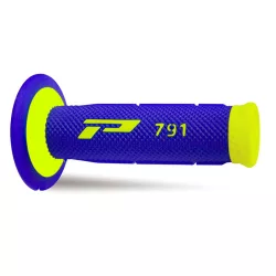   PROGRIP PG791 OFF ROAD MARKOLAT (22+25MM, HOSSZ: 115MM) FLUO SÁRGA / KÉK SZÍN (KÉTKOMPONENSŰ) (791-252) (PG791YLF/BL)