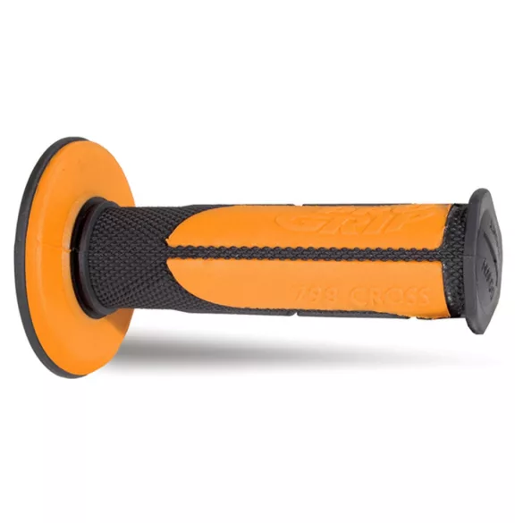 PROGRIP PG798 OFF ROAD MARKOLAT (22+25MM, HOSSZ: 115MM) FEKETE-NARANCSSÁRGA SZÍN (KÉTKOMPONENSŰ HALF WAFFLE) (798-144) (PG798BK/OR)