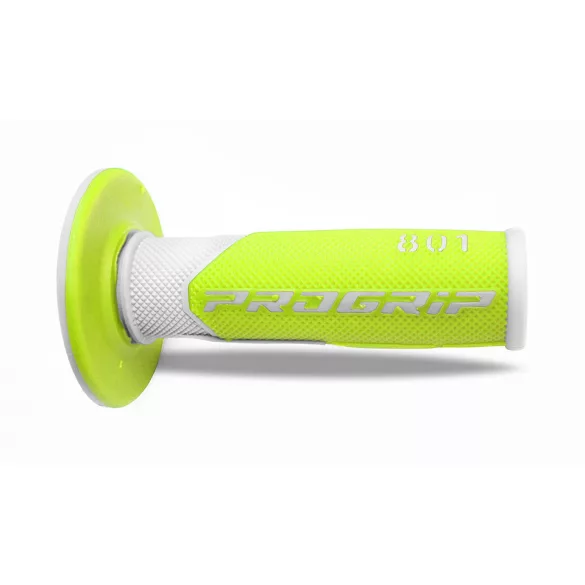 PROGRIP PG801 OFF ROAD MARKOLAT (22+25MM, HOSSZ: 115MM) FEHÉR/FLUO SÁRGA SZÍN (KÉTKOMPONENSŰ) (801-244) (PG801WH/YLF) - KIÁRUSÍTÁS
