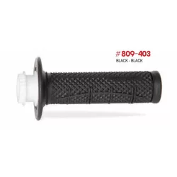   PROGRIP PG809 OFF ROAD MARKOLAT SCS LOCK-ON RENDSZERREL + 7 GÁZADAPTERREL (22+25MM) FEKETE SZÍN, KÉTKOMPONENSŰ HALF WAFFLE, HOSSZ: 115MM (809-403)