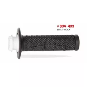 PROGRIP PG809 OFF ROAD MARKOLAT SCS LOCK-ON RENDSZERREL + 7 GÁZADAPTERREL (22+25MM) FEKETE SZÍN, KÉTKOMPONENSŰ HALF WAFFLE, HOSSZ: 115MM (809-403)