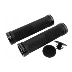   PROGRIP PG999 ATV / JET SKI / MTB MARKOLAT (22+22MM, HOSSZ: 120MM) FEKETE SZÍN, FEKETE LOCK-ON ZÁRRAL (999-102)