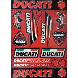 Ducati corse piros matrica