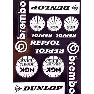 Printex dunlop fekete/fehér