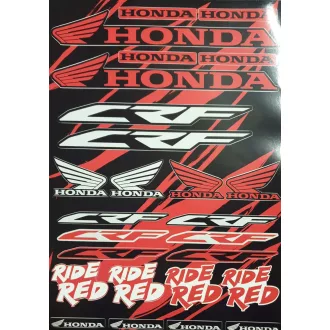 Honda CRF piros/fekete matrica