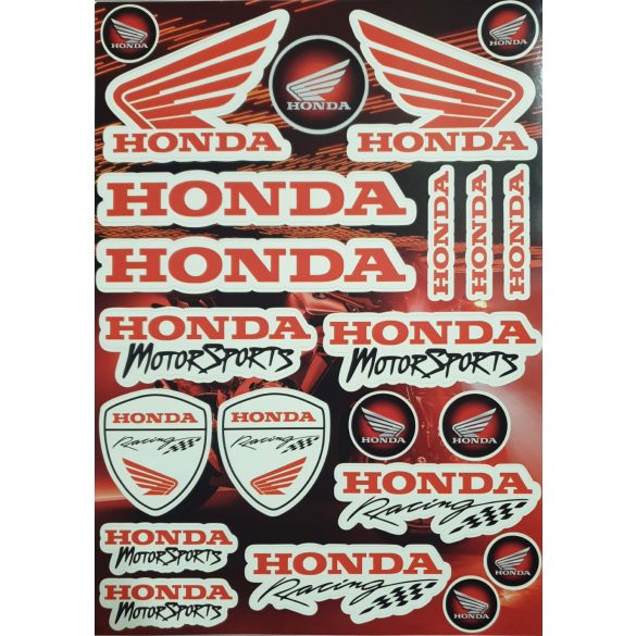 Honda racing matrica   
