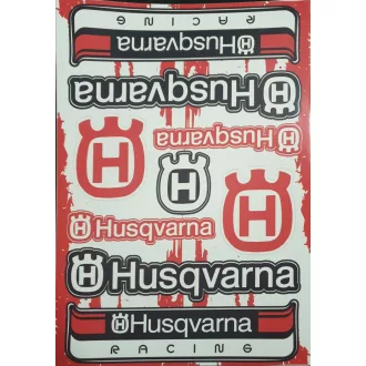Husquarna piros/fekete matrica