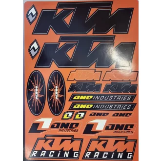 KTM one industries narancs matrica