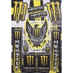 Monster army  matrica sárga