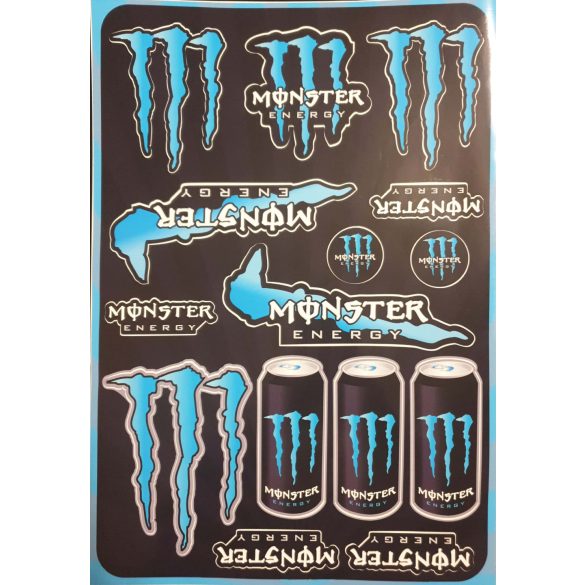 Monster matrica  kék