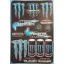 Monster matrica kék