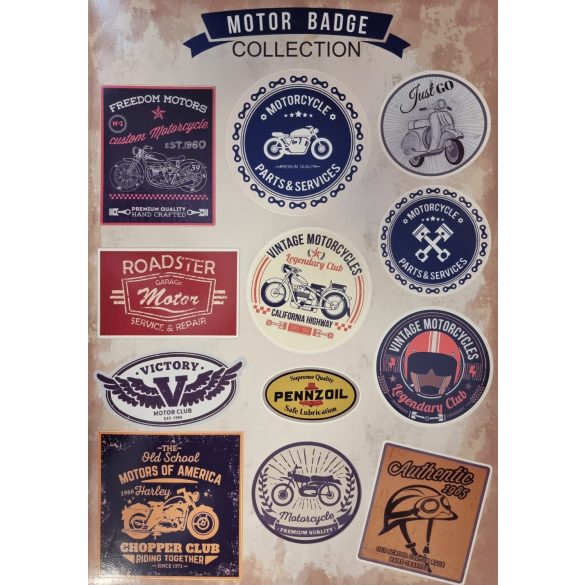 MOTOR BADGE COLLECTION MATRICA 