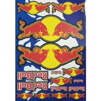 Redbull matrica piros/sárga