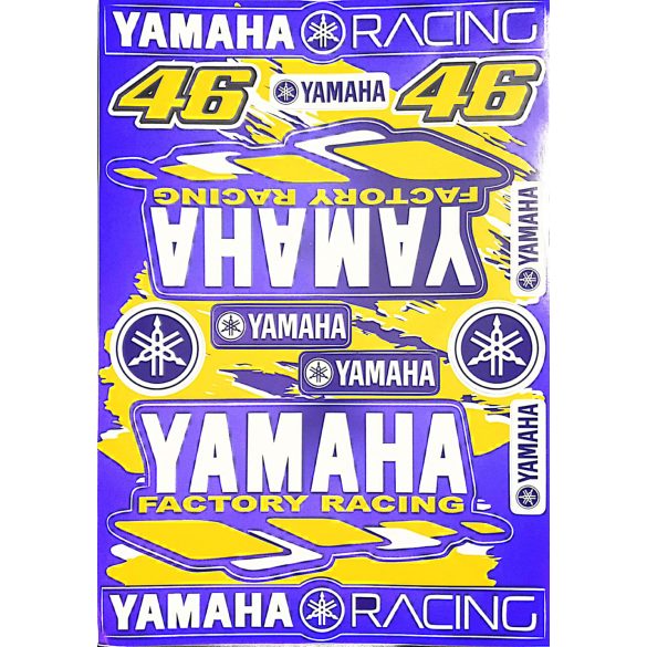 Yamaha Factory Racing 46 kék-sárga