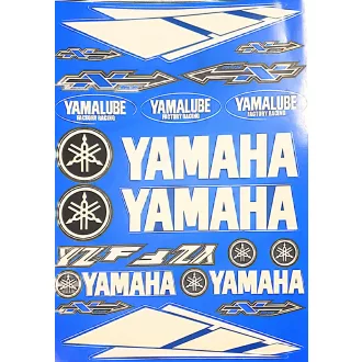 Yamaha YZF matrica kék