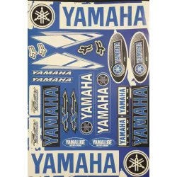 Yamaha lube factory racing matrica kék