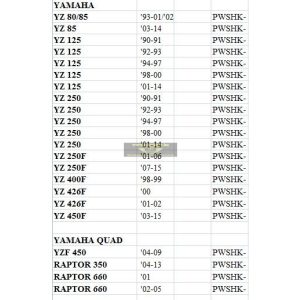 Pivot Works lengővilla felújító szett Yamahai motorokhoz