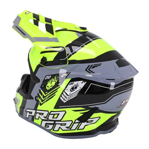 Progrip Spirits 3080 black-fluo yellow bukósisak