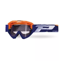   Progrip cross szemüveg 3450LS Riot narancs-kék viztiszta lencsével