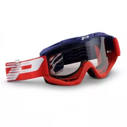   Progrip cross szemüveg 3450LS Riot kék-piros viztiszta lencsével