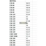 Pivot Works lengővilla csapágy szett Honda motorokhoz