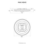 QUAD LOCK MAG autós/asztali fej