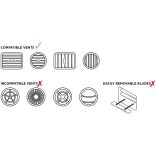 Quad Lock autós tartó - szellőző rácsra