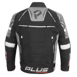 Plus Ragnar fekete-szürke motoros kabát