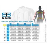 S-TECH Aramid flanel ing / kabát protektorokkal, piros-fekete