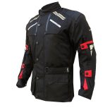 S-Tech Super Touring black-red motoros kabát