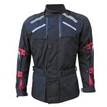 S-Tech Super Touring black-red motoros kabát