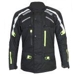 S-Tech Super Touring black-fluo motoros kabát