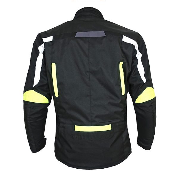 S-Tech Super Touring black-fluo motoros kabát