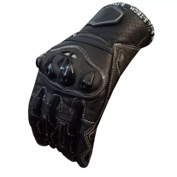 S-Tech Moto Sport rövid sport kesztyű FEKETE