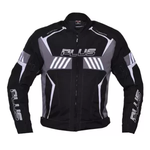 Plus Scorpio fekete-szürke motoros kabát