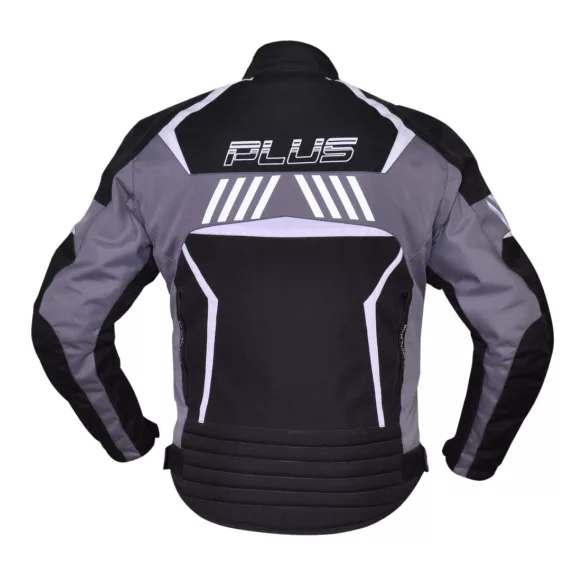 Plus Scorpio fekete-szürke motoros kabát