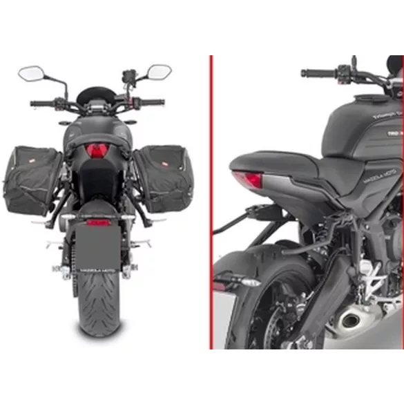 KAPPA GYORSKIOLDÓS REMOVE-X OLDALSÓ TÁSKATARTÓ (NYEREGTÁSKA) TRIUMPH TRIDENT 660 '21-'25