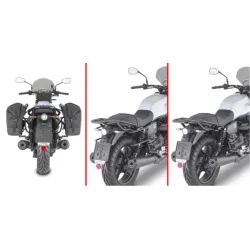   KAPPA GYORSKIOLDÓS REMOVE-X OLDALSÓ TÁSKATARTÓ (NYEREGTÁSKA) MOTO GUZZI V7 STONE '21-'25