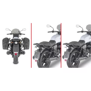 KAPPA GYORSKIOLDÓS REMOVE-X OLDALSÓ TÁSKATARTÓ (NYEREGTÁSKA) MOTO GUZZI V7 STONE '21-'25