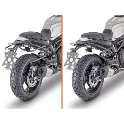   KAPPA GYORSKIOLDÓS REMOVE-X OLDALSÓ TÁSKATARTÓ (NYEREGTÁSKA) BENELLI LEONCINO 800 '22-'25