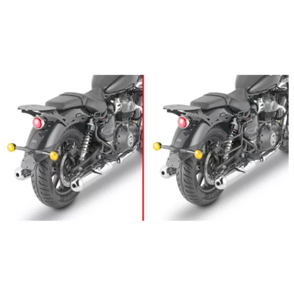 KAPPA GYORSKIOLDÓS REMOVE-X OLDALSÓ TÁSKATARTÓ (NYEREGTÁSKA) ROYAL ENFIELD SUPER METEOR 650 '23-'25