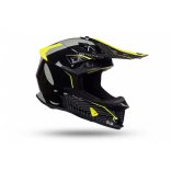 UFO Intrepid Black-neon yellow bukósisak XS MÉRET